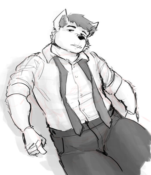 Erdle Sketch, Partial Draw-over ⟋ 10-16-2025 GIFT 