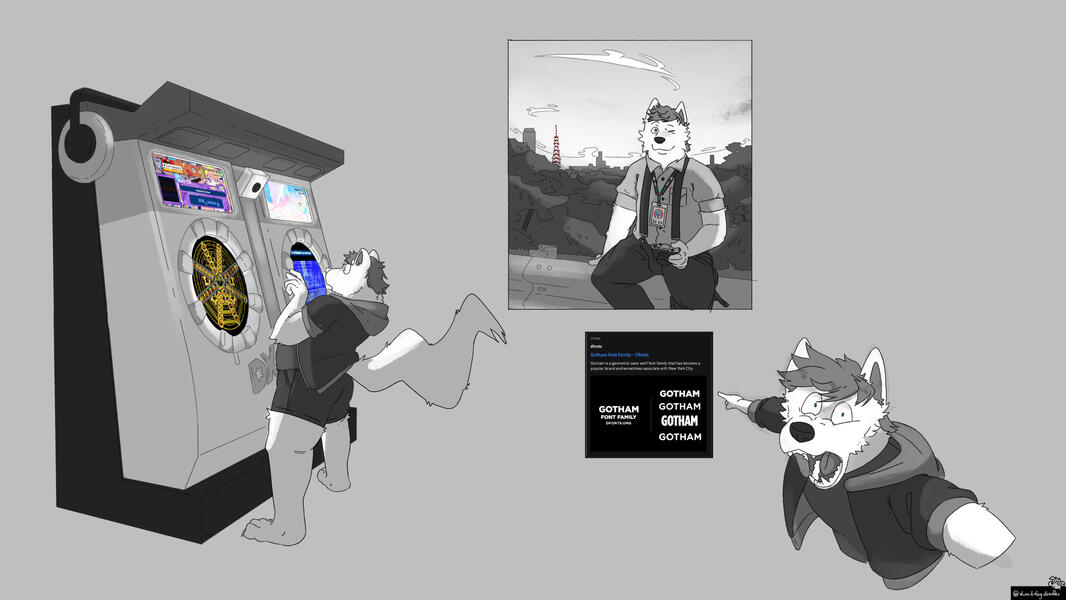 DumbDogDoodles Sketch Collage ⟋ 10-8-2025 COMMISSION PARODY 