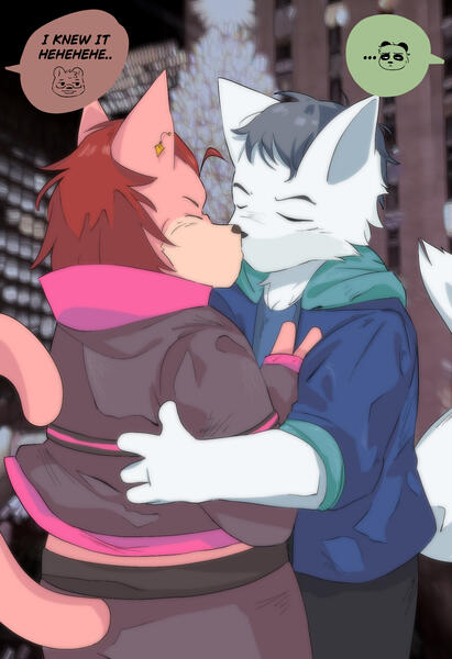 Anonymous background edited by ZanjoeUwU "All I Want For Christmas Is Yuki" Half-body ⟋ 12-28-2025 COMMISSION SOURCE