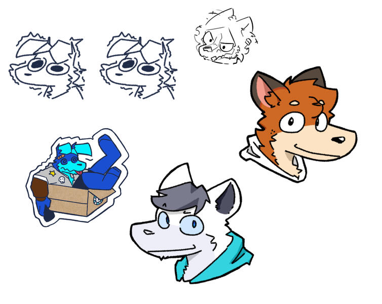 LiterallyNotRonnie Stickers and Sketches ⟋ 10-28-2025 GIFT