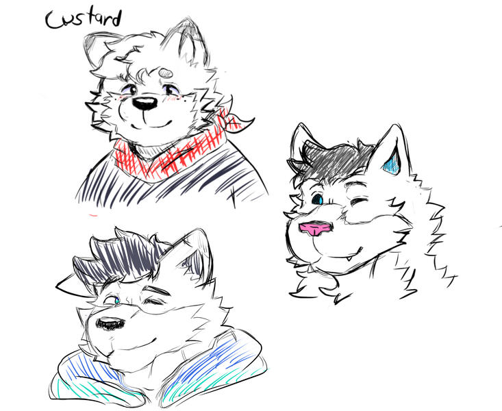 ItsYoBoyoAkio Headshot Sketches ⟋ 12-29-2024 GIFT 