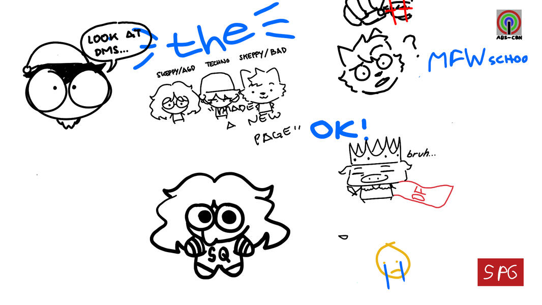 Sqyoshi, Bludoze, and ZanjoeUwU Magma Canvas ⟋ 1-4-2024 DOODLE 1/5