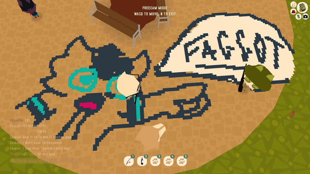 Sqyoshi Webfishing Chalk Art ⟋ 11-16-2024 DOODLE PARODY SOURCE 2/2