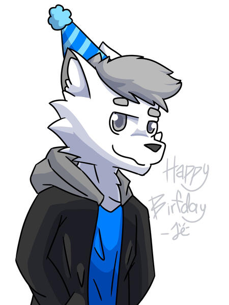 Jerkoi0409 "Happy birthday! Wish you a great day :)" Half-body ⟋ 12-11-2021 ** FAN-ART SOURCE