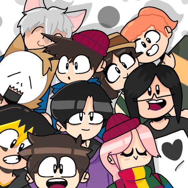 Bludoze "ART KINGDOM SQUAD! 💜" Group Pic ⟋ 5-22-2020 GIFT SOURCE 