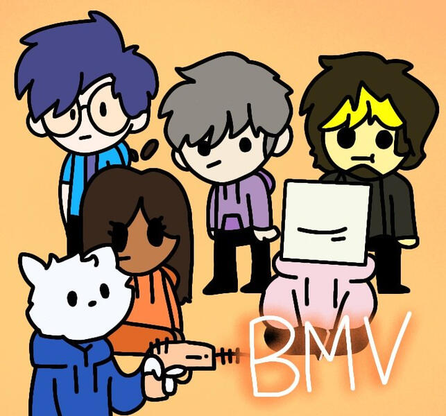 Bludoze, TeenyToonsYT lineart by bludoze, colored by teeny Group Pic ⟋ 11-22-2019 GIFT SOURCE 