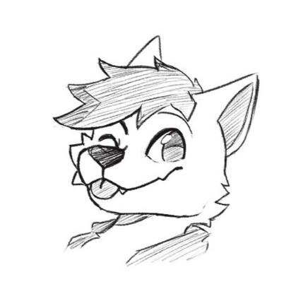 Chipflake Headshot Sketch ⟋ 9-30-2023 DOODLE EVENT SOURCE WATCH VOD 1/2