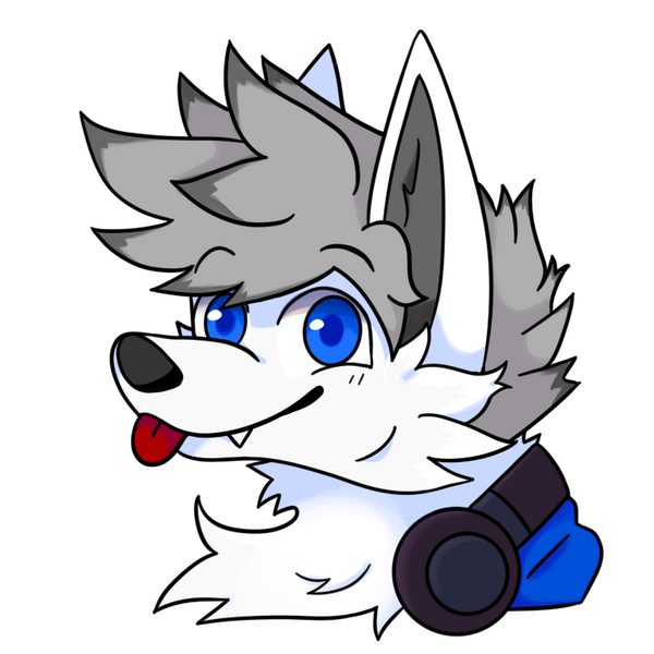 Bludoze Logo, Headshot ⟋ 11-17-2022 COMMISSION